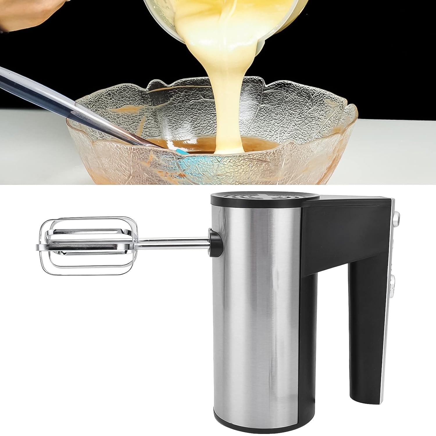 Orbit Stainless Steel Electric Hand Mixer - 450W Orbit Stainless Steel Electric Hand Mixer - 450W